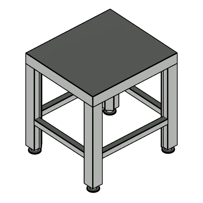 Sterile Gowning Stainless Steel Bench