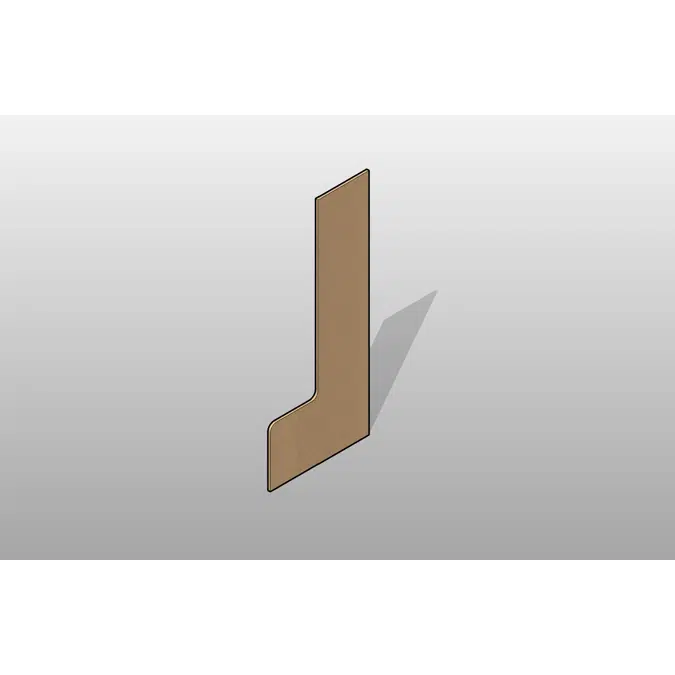 Locker Laminate End Panel