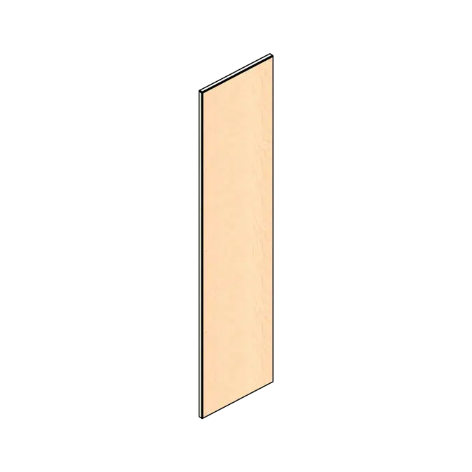Locker Laminate End Panel