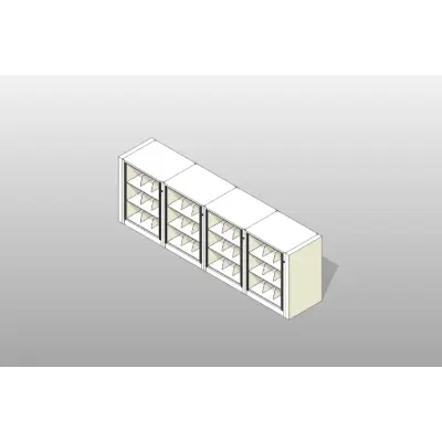obraz dla Letter-4 Cabinets-3 Tier-Shelves Steel Rotary File