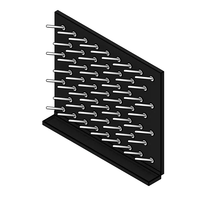 Laboratory Drying Rack Epoxy Pegboard