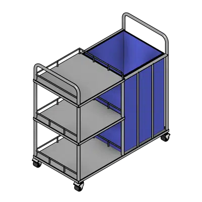 Hamper Cart Healthcare Furniture图像