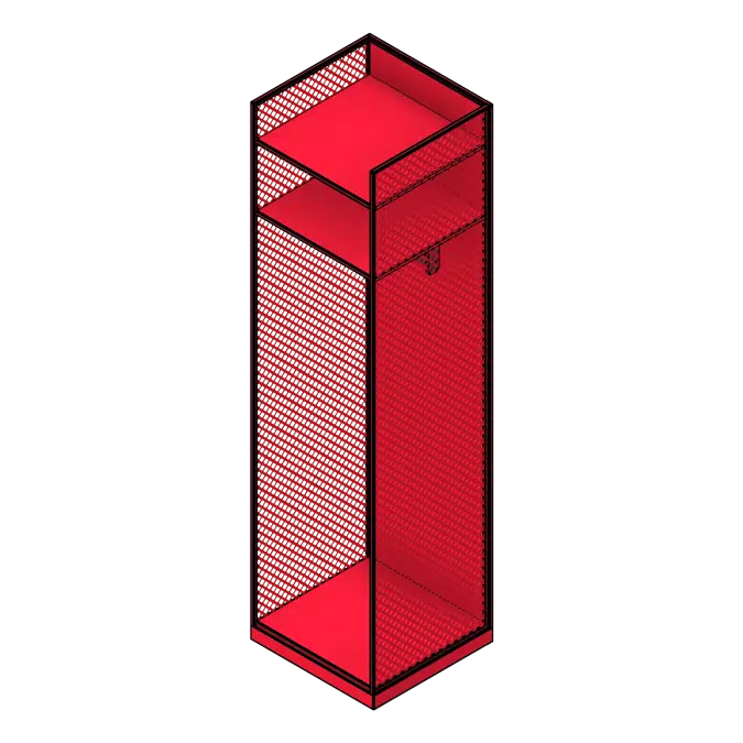 Firefighter Gear Turnout Expanded Metal Locker