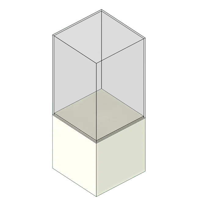 Acrylic Pedestal Museum Display Case