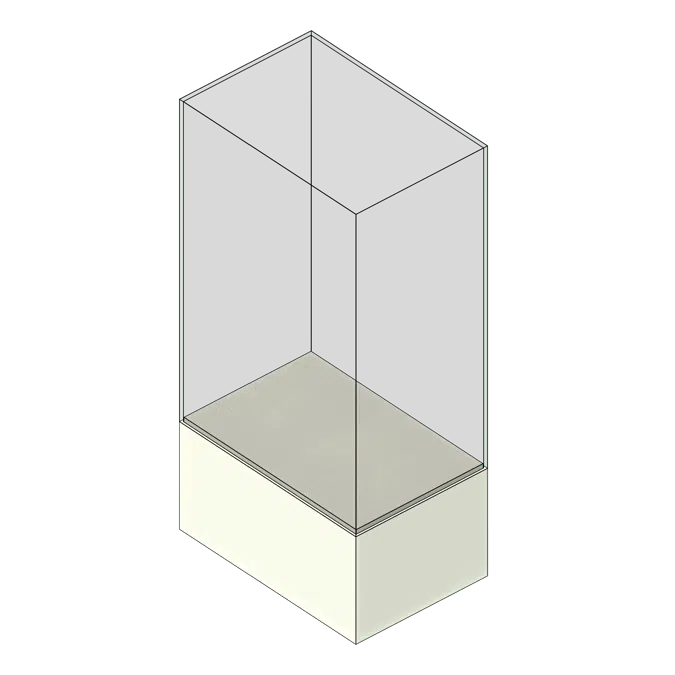 Acrylic Pedestal Museum Display Case