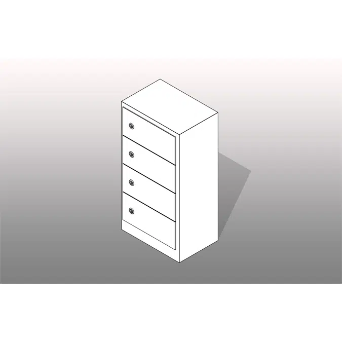 Stackable Sidearm Metal Locker