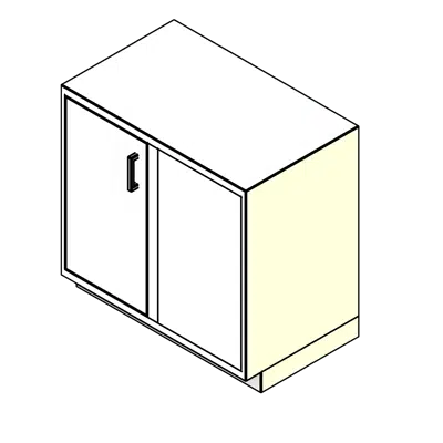 Image for Dead Corner Steel Lab Base Cabinet