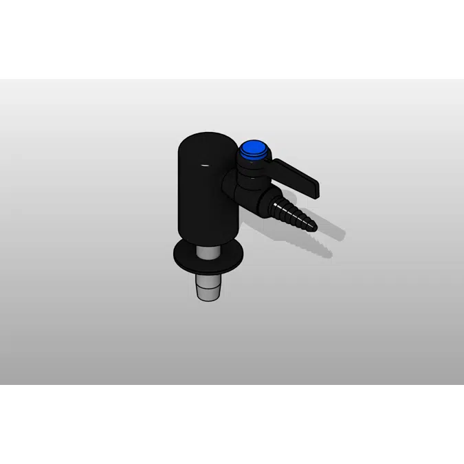 Deck Mounted Chrome Plated Gas Valve