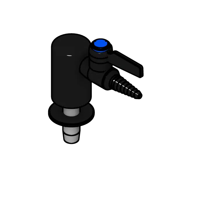 Deck Mounted Chrome Plated Gas Valve