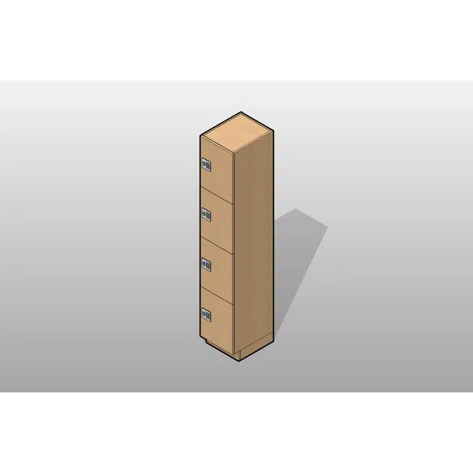 Multi Door w/ Digital Locks Laminate Storage Locker