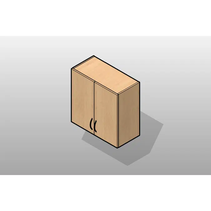 2 Door Laminate Wall Cabinet