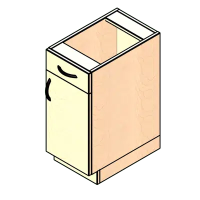 Image for 1 Door 1 Drawer Laminate Base Cabinet