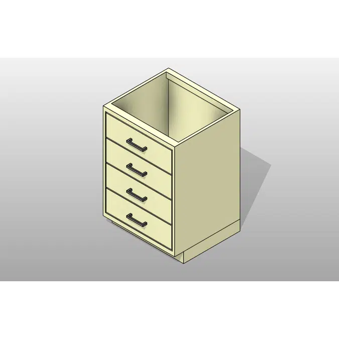 Drawers Steel Lab Base Cabinet