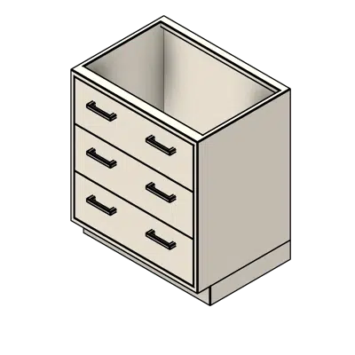 รูปภาพสำหรับ Drawers Steel Lab Base Cabinet