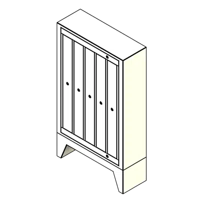 Obrázek pro Freestanding Gun Metal Locker