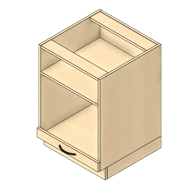 imagem para Printer Shelf Laminate Base Cabinet