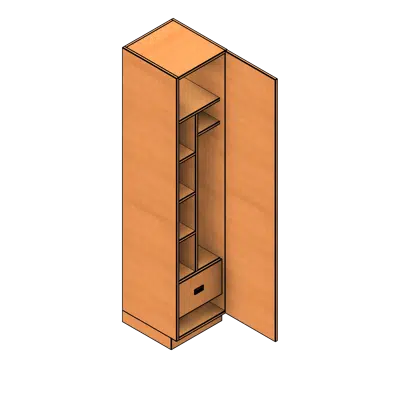 Image for Wardrobe Locker Laminate Firehouse Furniture