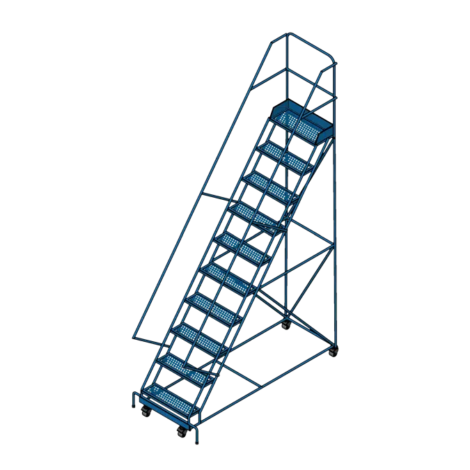 Mobile Warehouse Ladder