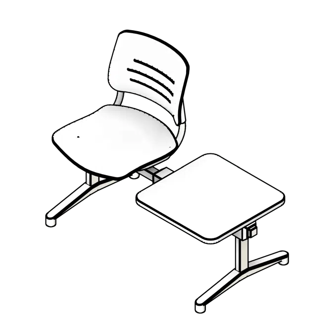 Lounge Armrests Polypropylene Seating