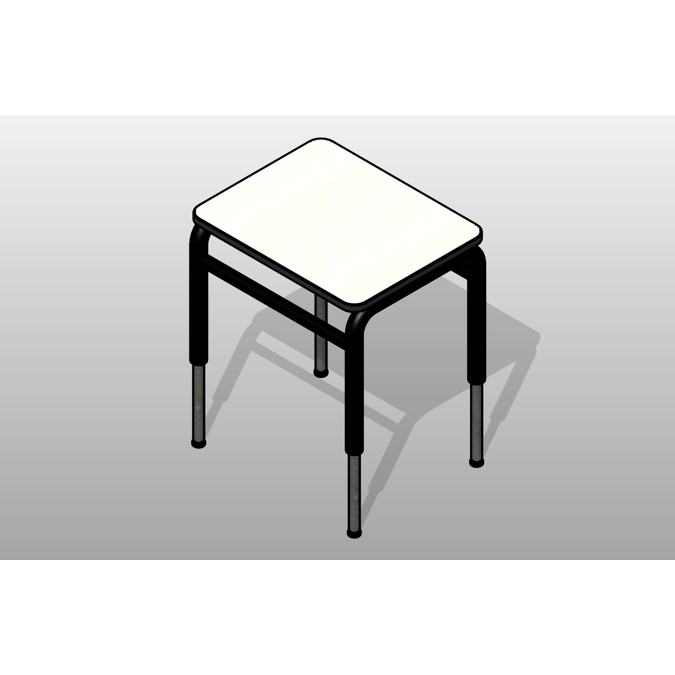 BIM objects - Free download! Student Desk Classroom Furniture | BIMobject