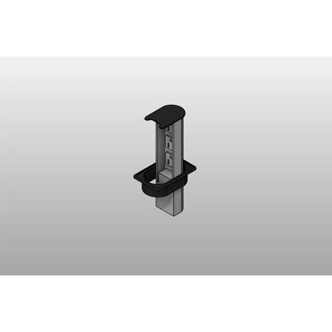 BIM objects Free download! Retractable Power Strip Plastic Grommet