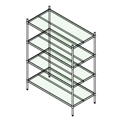 imagen para Mobile Wire Shelving Wire Shelving