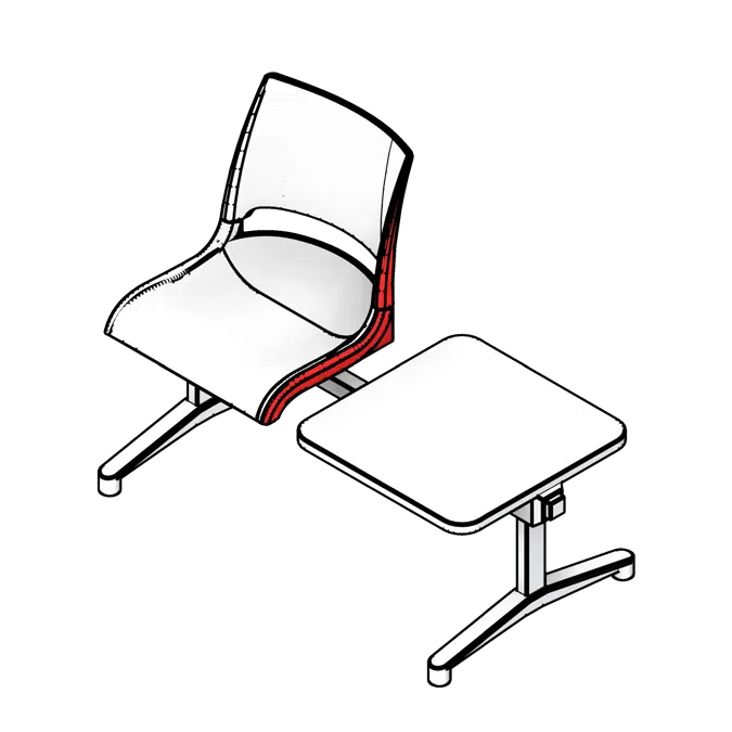 Tandem Polypropylene Seating