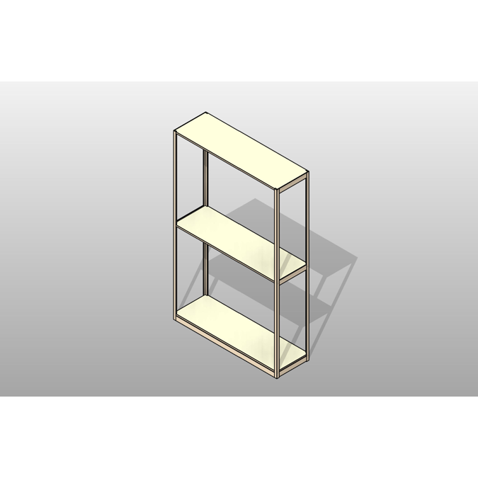 Objetos BIM ¡Descarga gratis! 4Post Assembly 4 Post Shelving BIMobject