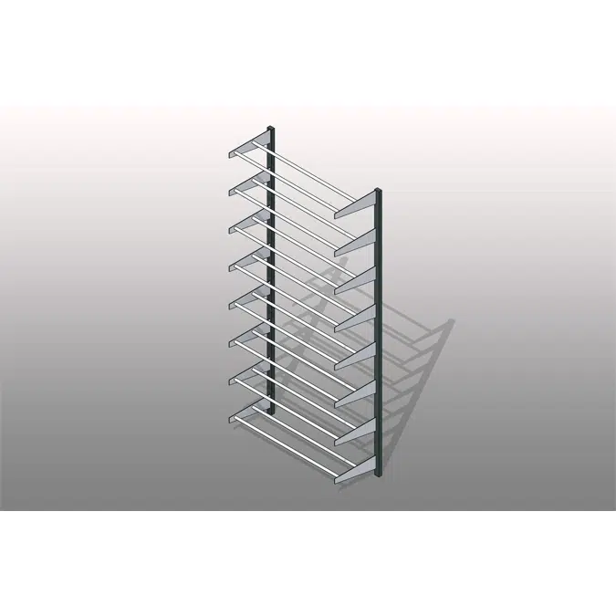 Athletic Equipment Cantilever Rack