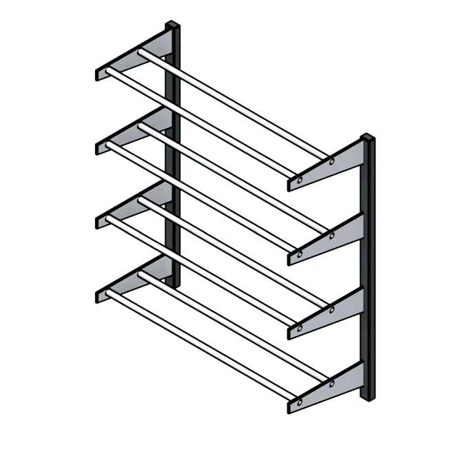 Athletic Equipment Cantilever Rack