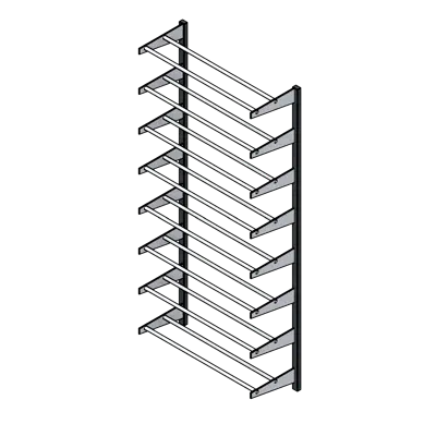 Image for Athletic Equipment Cantilever Rack