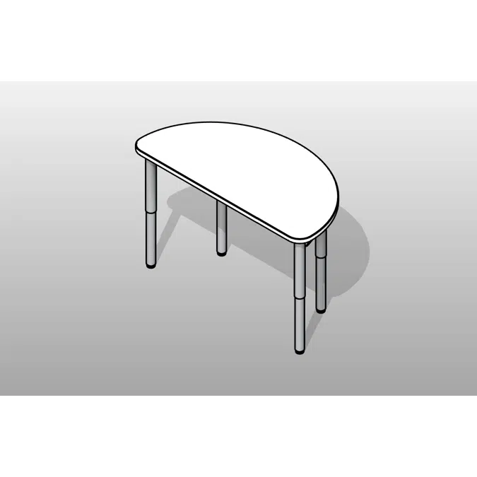 Half Circle Table Classroom Table