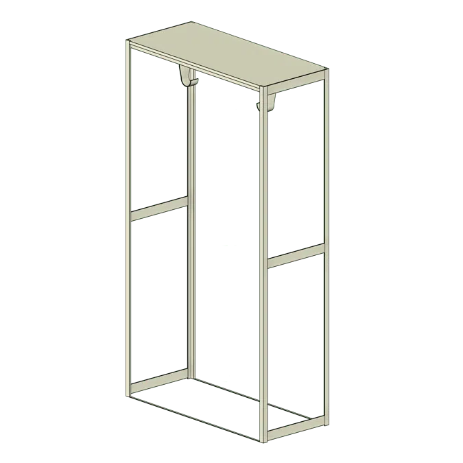 Vertical Rack Open Bike Storage