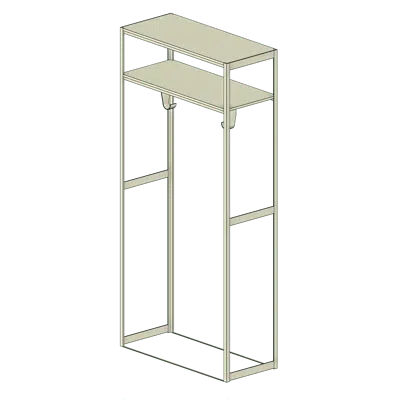 Image for Vertical Rack Open Bike Storage