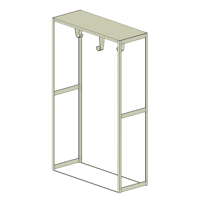 Vertical Rack Open Bike Storage