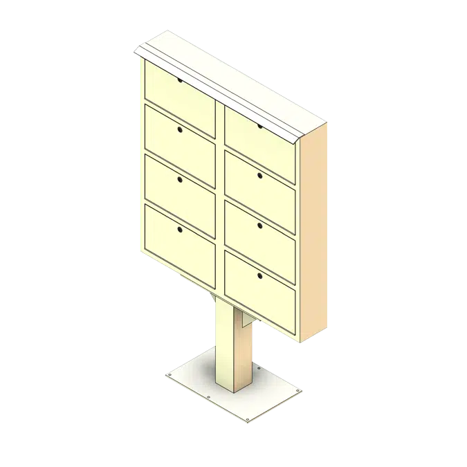 Freestanding Outdoor Weapons Locker