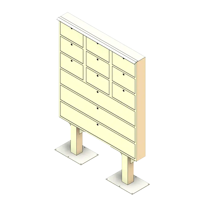 Freestanding Outdoor Weapons Locker