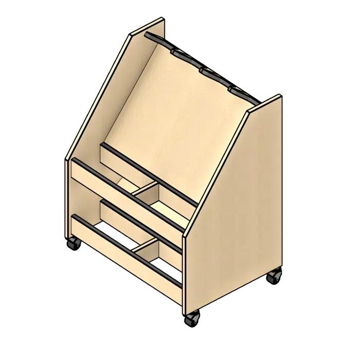 Violin or Viola Music Storage Rack