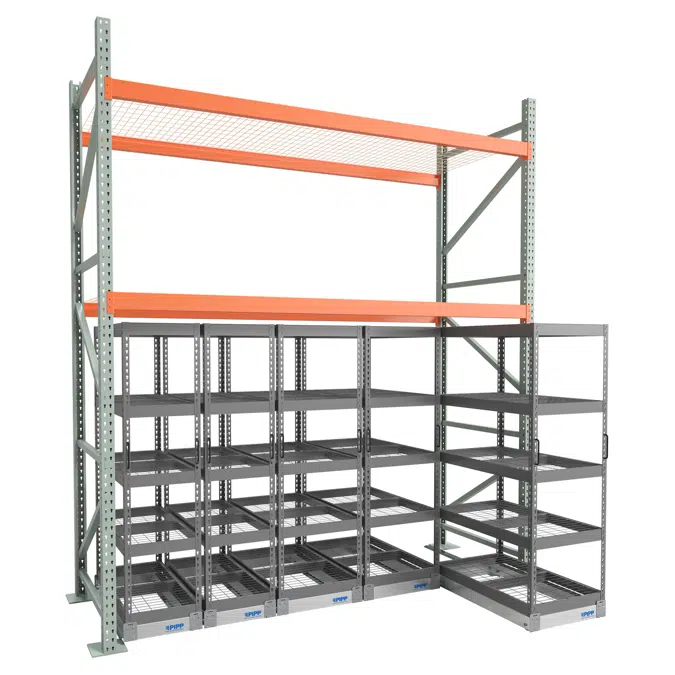Objetos BIM - ¡Descarga gratis! Under Rack Pullout High Density ...
