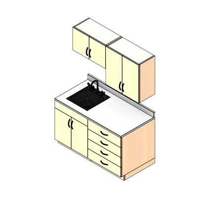 Image for 05' Wide - Option 01 Break Room