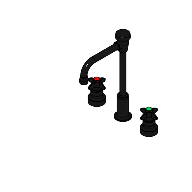 Laboratory Deck Mounted Chrome Plate Brass Faucet