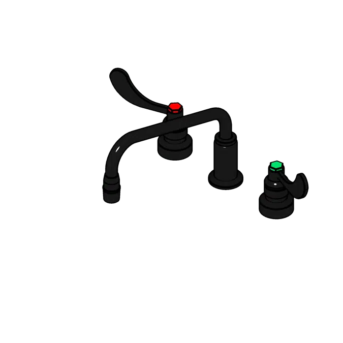 Laboratory Deck Mounted Chrome Plate Brass Faucet