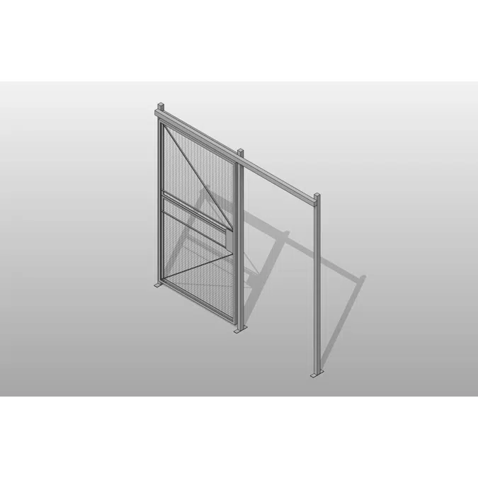 Sliding Door Wire Partition