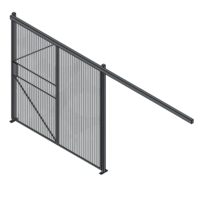 Sliding Door Wire Partition