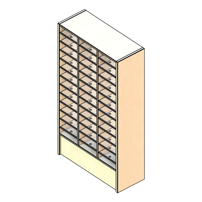 Freestanding 12" Kick Plate Laminate Sorter