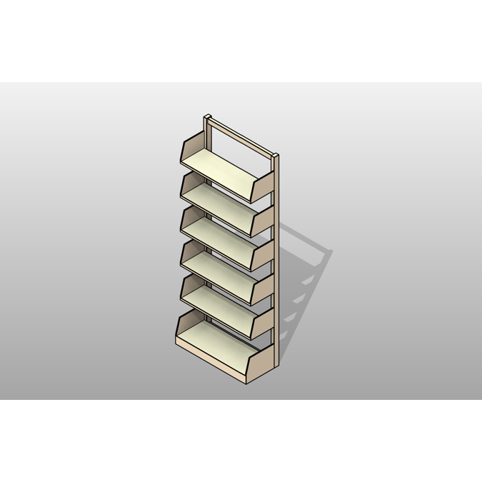 Cantilever Library Metal Shelving