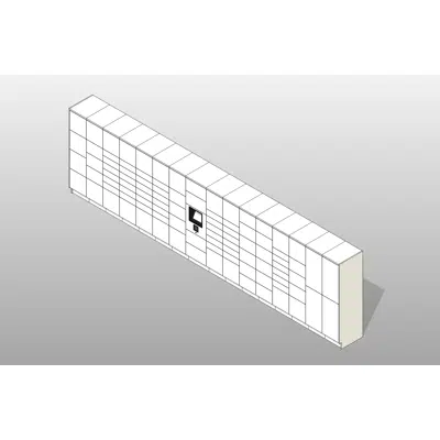 afbeelding voor 95 Total Openings Laminate Smart Locker