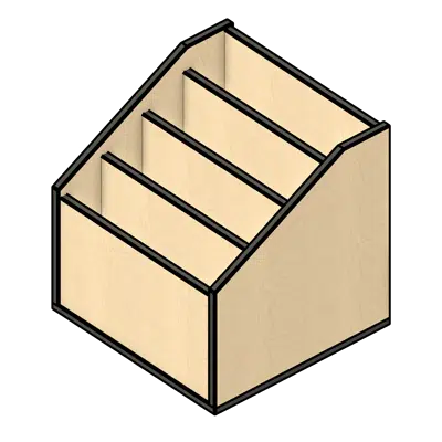 Image for Open Book Browser Library Furniture