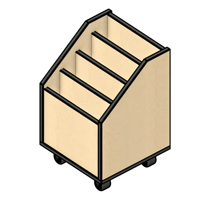 Open Book Browser Library Furniture