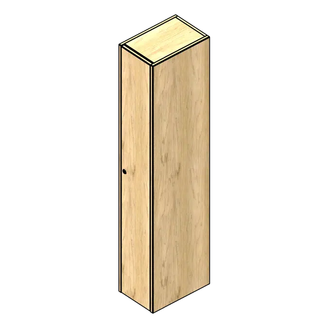 Tiered Club Wood Locker